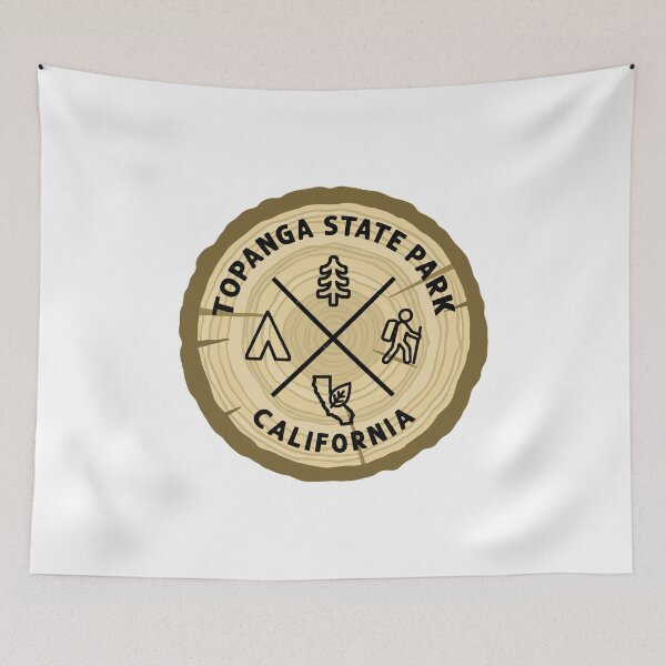 Item preview, Topanga State Park California Log Slice designed and sold by VanyaKar.