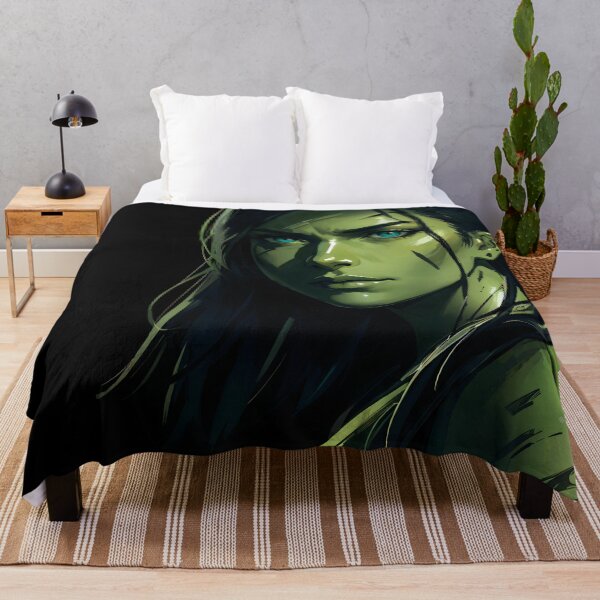 Item preview, Intense Half-Orc Woman  designed and sold by ByteyCreatives.