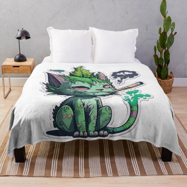 Item preview, High cat smoking weed designed and sold by futuresimo04.