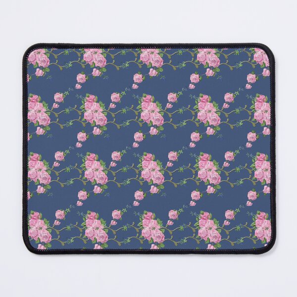 Item preview,  Rococo roses, blue background designed and sold by Faerieglen.