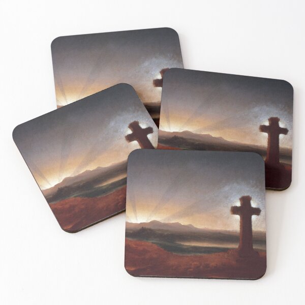 Item preview, Cross at Sunset by Thomas Cole designed and sold by tomorrowsart.