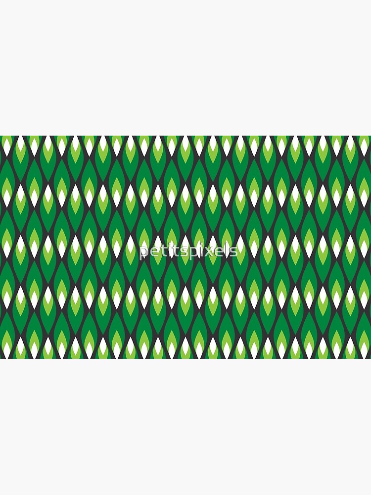 Small green flames pattern by petitspixels