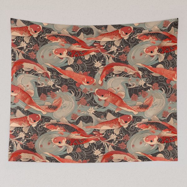 Item preview, Japanese Koi Fish Patterns designed and sold by Tuong Nguyen.