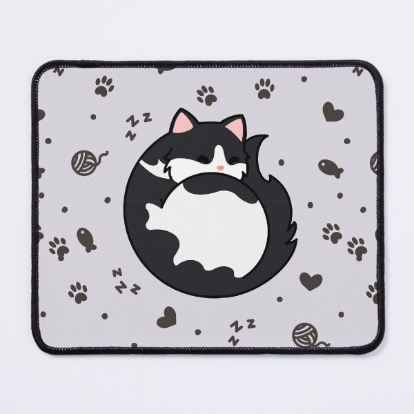 Item preview, Black Spotted Cat - Sleeping designed and sold by missnisa.