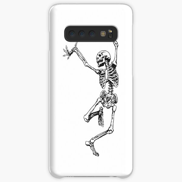dancing skeleton having fun Samsung Galaxy Snap Case