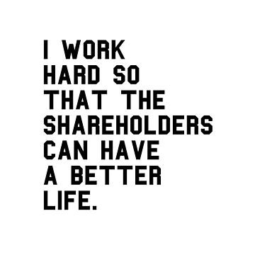 Vorschaubild zum Design Sarcastic Leftist Anti Capitalist Greed Quote - Anti Shareholder Profit - Liberal Progressive Politics von RockFireMerch