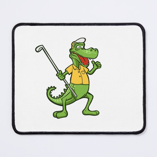 Item preview, sport funny crocodile playing golf designed and sold by StairheadStore.