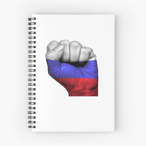 Item preview, Russian flag painted on a closed fist. Russia designed and sold by Boudavid.