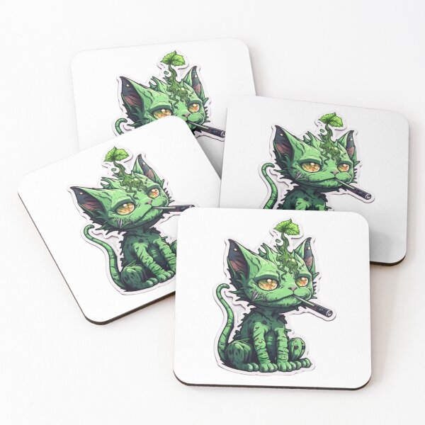 Item preview,  High cat  smoking weed designed and sold by futuresimo04.