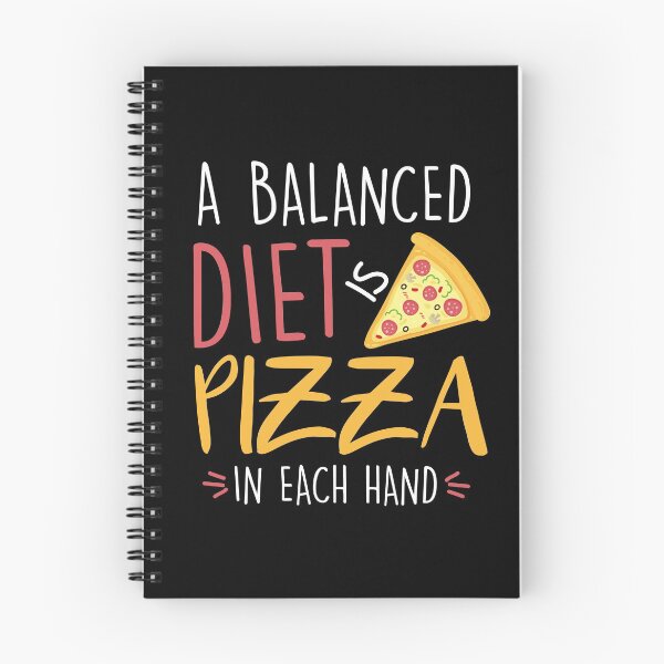 Item preview, A Balanced Diet is Pizza in Each Hand  designed and sold by PrintPress.