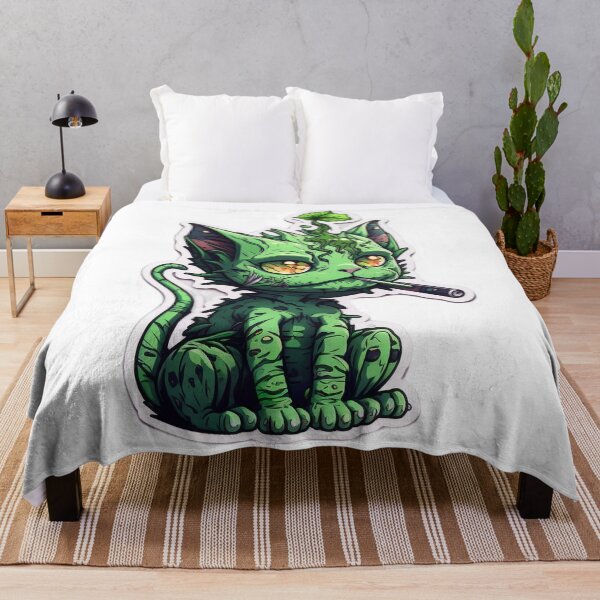Item preview, High cat smoking weed designed and sold by futuresimo04.