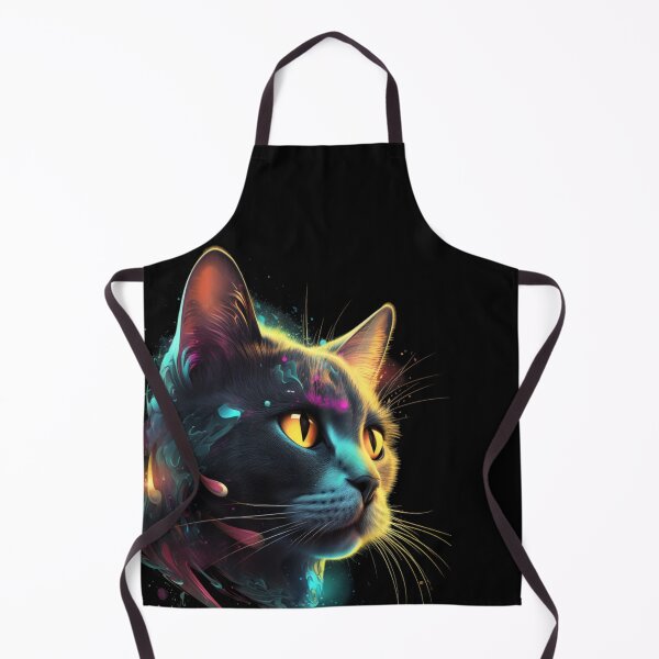 Item preview, Brightly Colored Cat Print Art designed and sold by GiveMeMood.