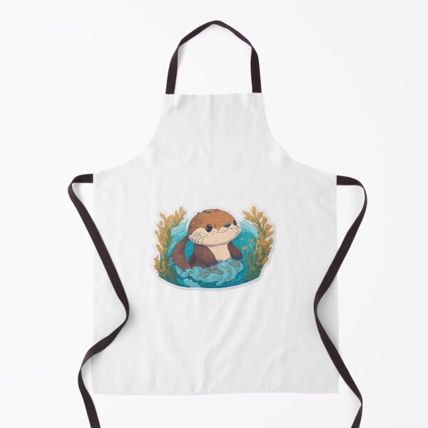 Artikelvorschau, Süße digitale Chibi Seeotter Kunst entworfen und verkauft von ChibiArtline.