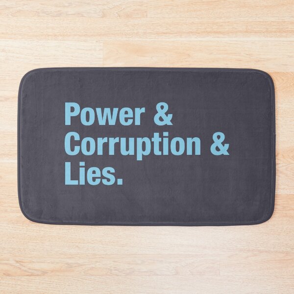 Item preview, Power Corruption Lies, blue designed and sold by perezzzoso.