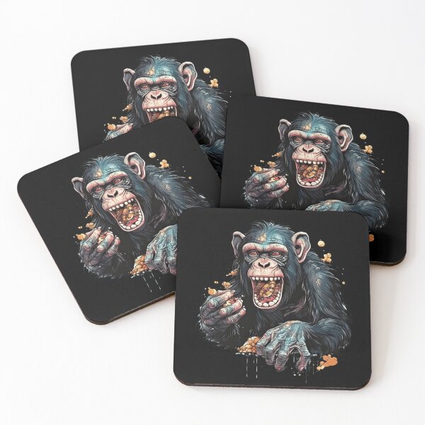 Item preview, Wildlife Carnivore: Ravenous Ape Devours Prey designed and sold by DooodleGod.