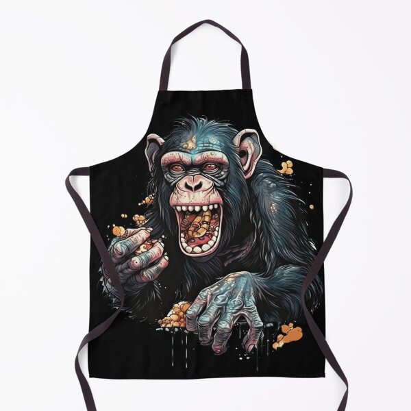Item preview, Wildlife Carnivore: Ravenous Ape Devours Prey designed and sold by DooodleGod.