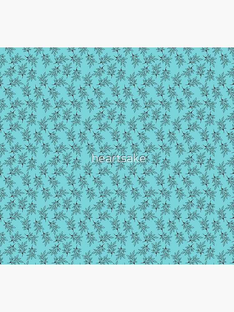 Thumbnail 5 of 5, Socks, Blue Leaves Pattern designed and sold by heartsake.