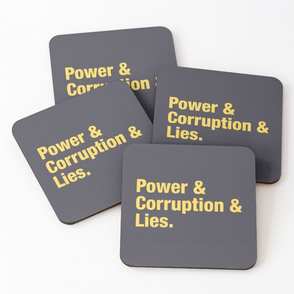 Item preview, Power Corruption Lies, mustard designed and sold by perezzzoso.