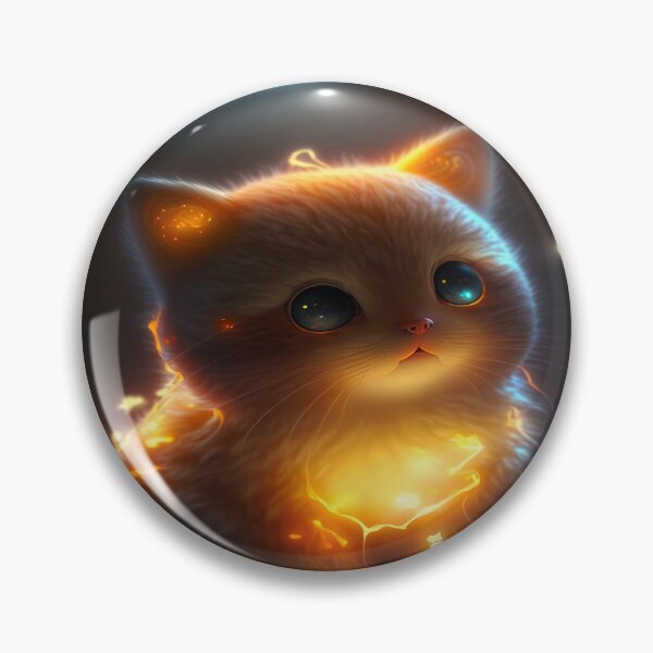 Item preview, Colorful Cat with Lights to Brighten Your Day designed and sold by CybRunner.