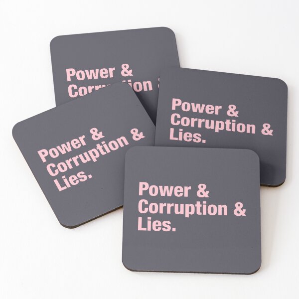 Item preview, Power Corruption Lies, pink designed and sold by perezzzoso.