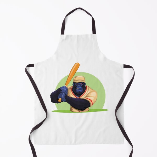 Item preview, Gorilla monkey in baseball costume holding bat ready to play character mascot designed and sold by aryoyo.