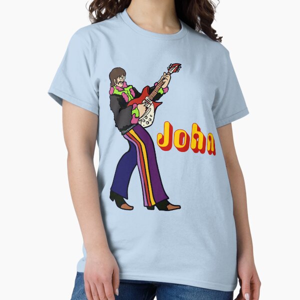 Item preview, John Lennon Yellow Submarine character plays guitar in Pepperland  designed and sold by Kludoman.