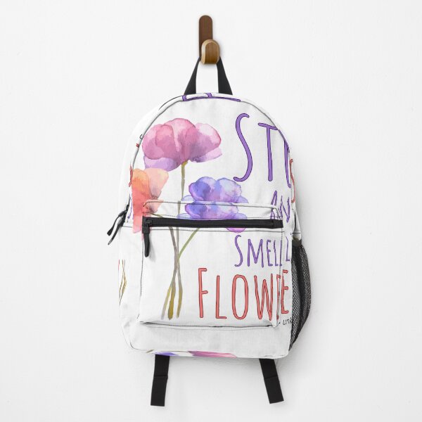 Item preview, Stop and Smell the Flowers,Watercolor Flower Design,Florist, Motivational Quotes designed and sold by Odetee.