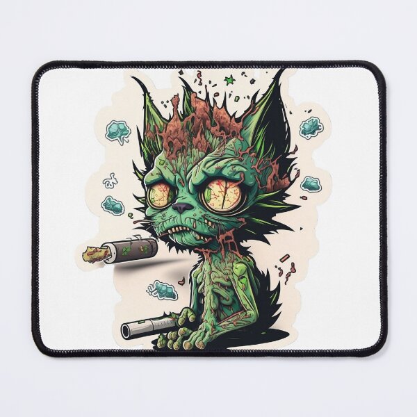 Item preview, High cat smoking weed designed and sold by futuresimo04.