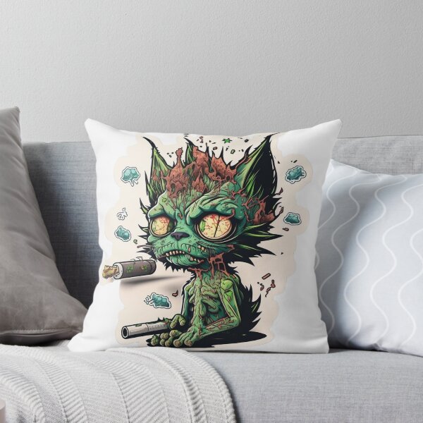 Item preview, High cat  smoking weed designed and sold by futuresimo04.