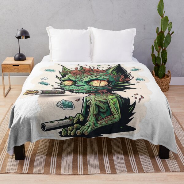 Item preview, High cat smoking weed designed and sold by futuresimo04.