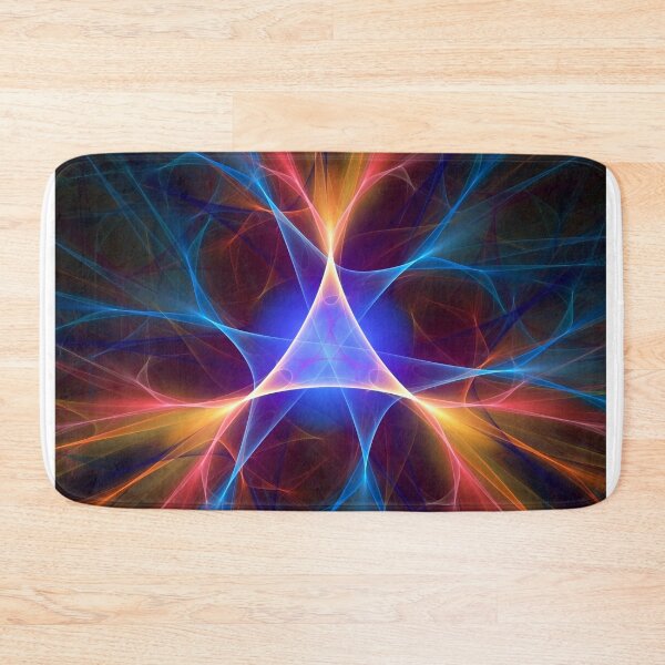 Item preview, Vibrant Colorful Soft Triangle Fractal Art designed and sold by origoo.