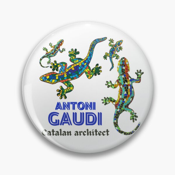 Item preview,  Catalan architect,  Antoni Gaudi, Barcelona Gifts & Merchandise designed and sold by LindaLG.