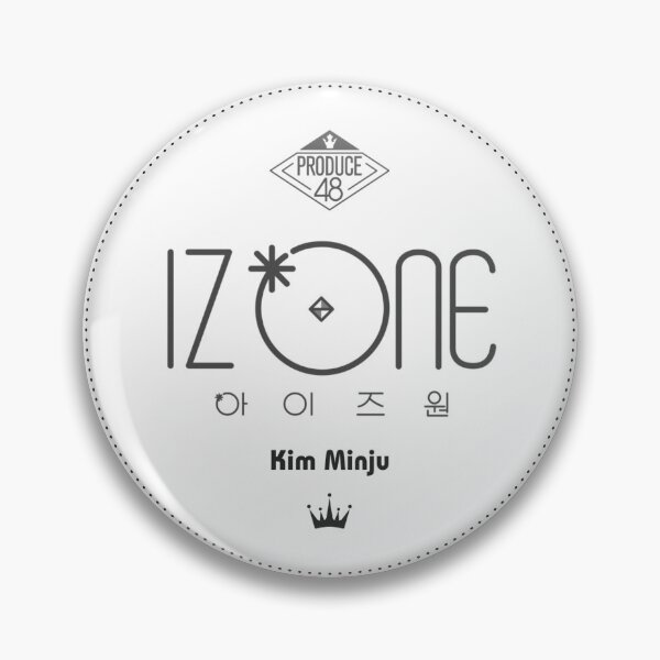 Item preview, IZ*ONE Representative Color Sticker (Kim Minju) kpop designed and sold by monkeybananas.