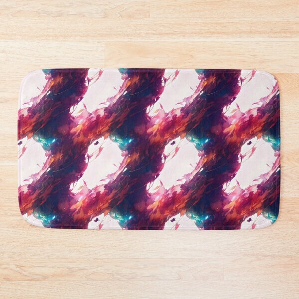 Item preview, Floral Swirl Pastel Color Glowing Streaks Tiled Smear Abstract designed and sold by Infinitelypink.