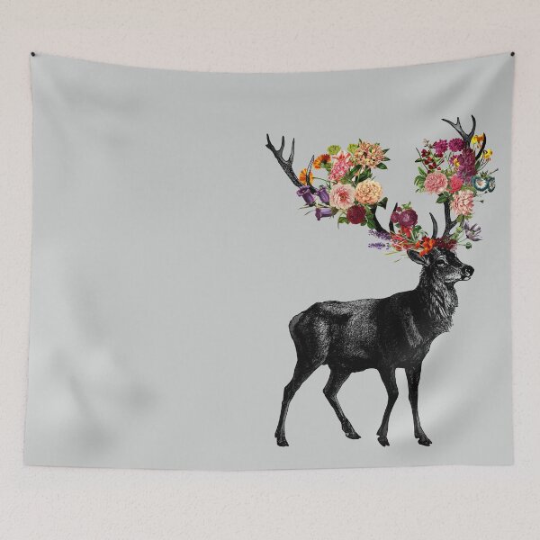 Item preview, Spring Itself Deer Floral Mother's Day by Tobe Fonseca designed and sold by Tobe Fonseca®.