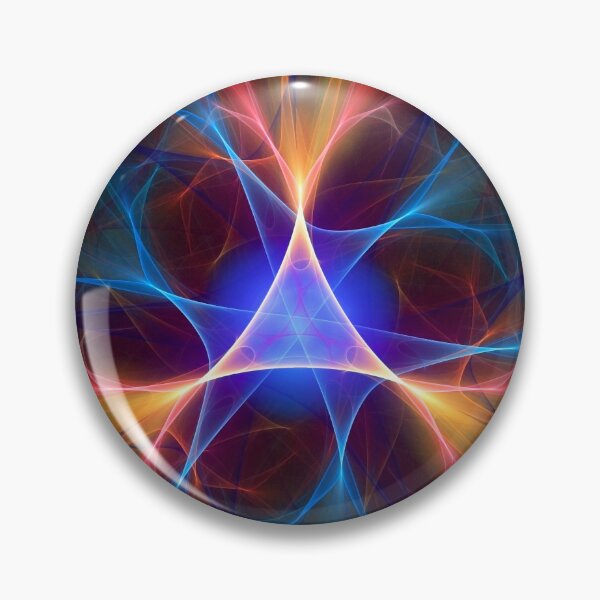 Item preview, Vibrant Colorful Soft Triangle Fractal Art designed and sold by origoo.