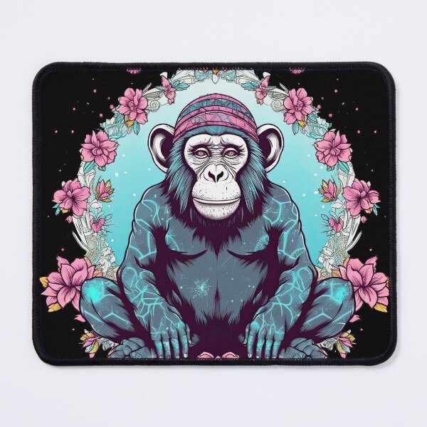 Item preview, Peaceful Primate: Experience Inner Harmony designed and sold by DooodleGod.