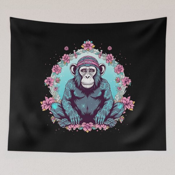 Item preview, Peaceful Primate: Experience Inner Harmony designed and sold by DooodleGod.