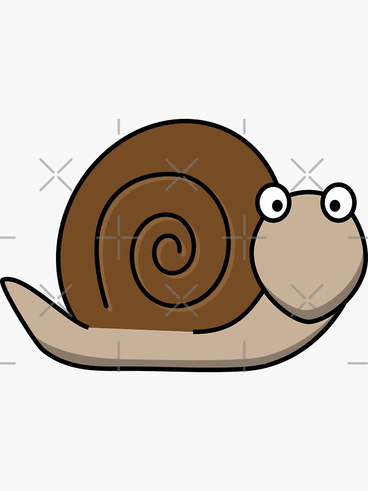 "Snail Emoji" Sticker for Sale by PrintPress Redbubble