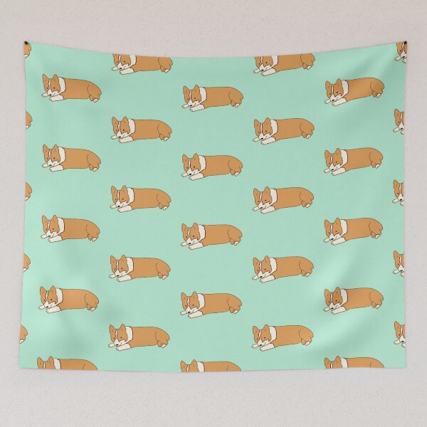 Item preview, Cute Corgi sitting illustration  designed and sold by Mayarart.