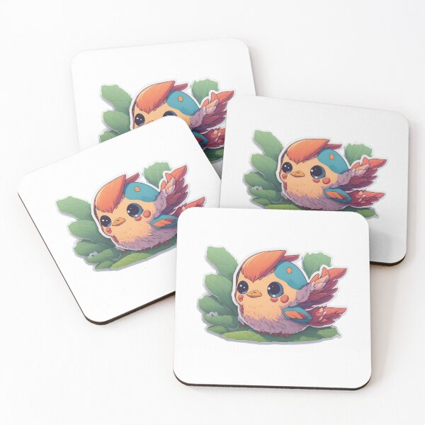 Item preview, Every birdy Golder Birds Pattern Chibi Art designed and sold by ChibiArtline.