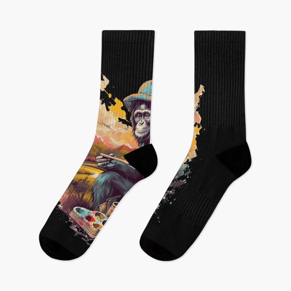 Item preview, Wildlife Art by a Skilled and Talented Chimpanzee designed and sold by DooodleGod.