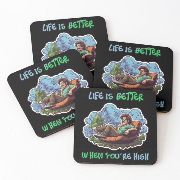 Item preview, life is better when you are high Take a Break and Take a Hit designed and sold by M16ka7a.