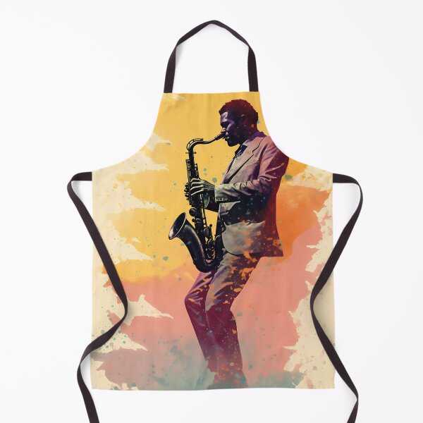 Item preview, Colorful Crescendo: A Saxophonist's Silhouette designed and sold by landletsy.