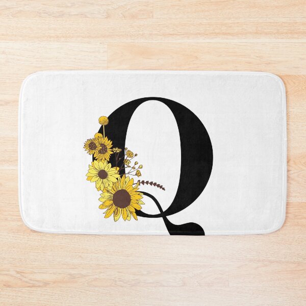 Item preview, Sunflower Monogram Q designed and sold by Coffee Lifestyle.
