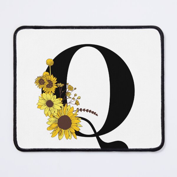 Item preview, Sunflower Monogram Q designed and sold by Coffee Lifestyle.