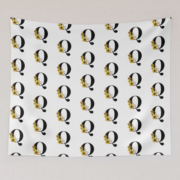 Item preview, Sunflower Monogram Q designed and sold by Coffee Lifestyle.