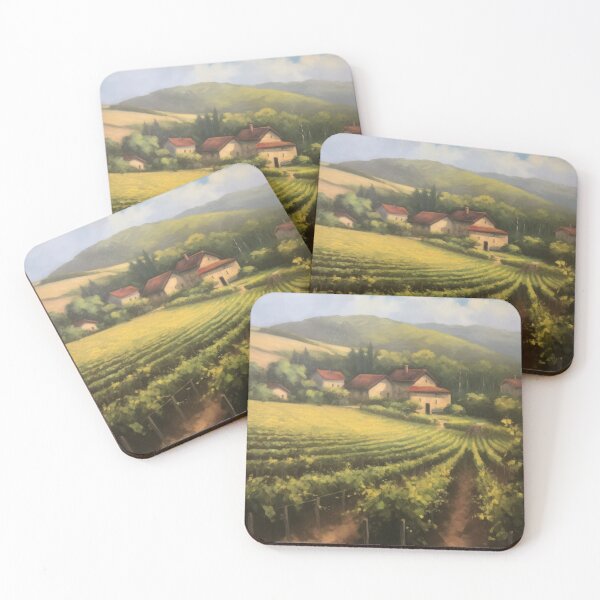Artikelvorschau, Französischer Weinberg entworfen und verkauft von Vanover Designs.