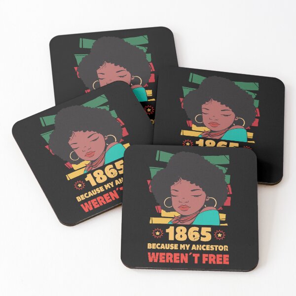 Item preview, 1865 Black Girl Remebering My Ancestors Juneteenth Freedom designed and sold by MrEddie10.