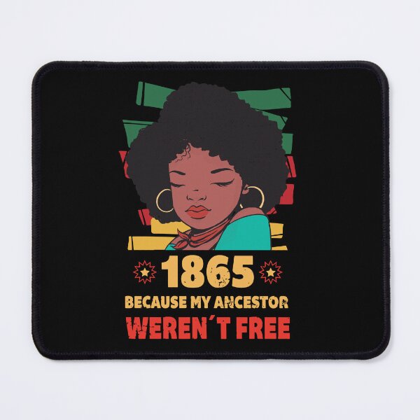 Item preview, 1865 Black Girl Remebering My Ancestors Juneteenth Freedom designed and sold by MrEddie10.